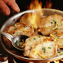 Pork Chops Flambe